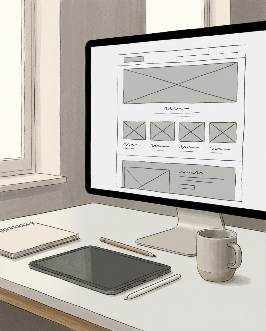 Ce este un wireframe și de ce orice site bun începe cu unul
