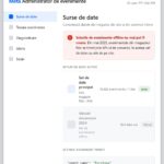 Metoda din tutoriale pentru conversiile offline în Meta nu mai există