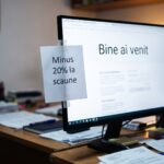 Emailul promite reducerea, pagina spune bine ai venit